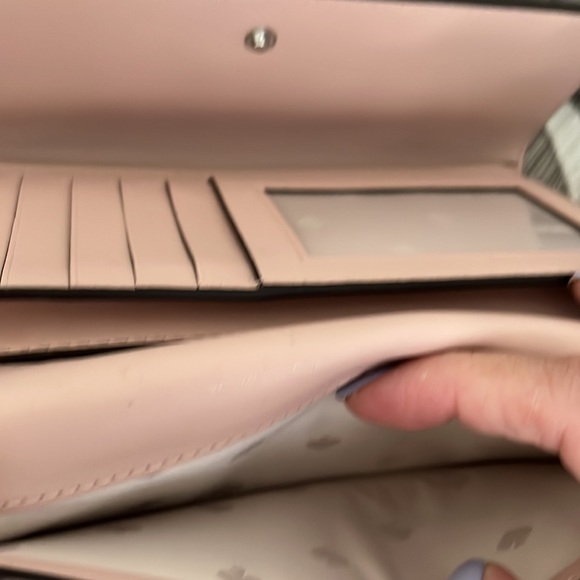 Kate spade pink leather wallet - Picture 9 of 11